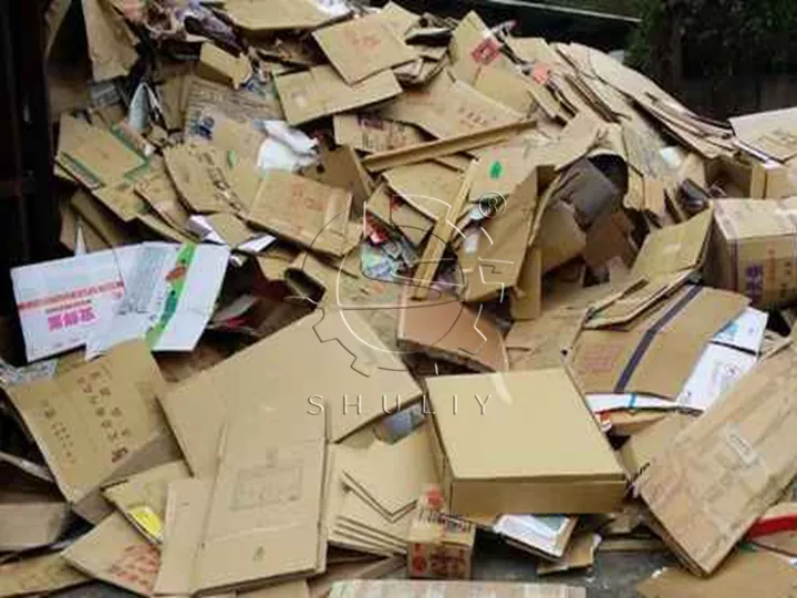 déchets de cartons