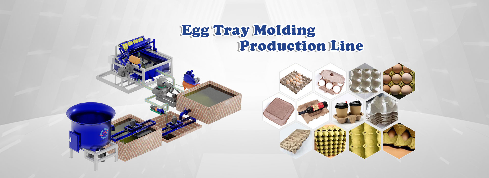 egg tray making production line