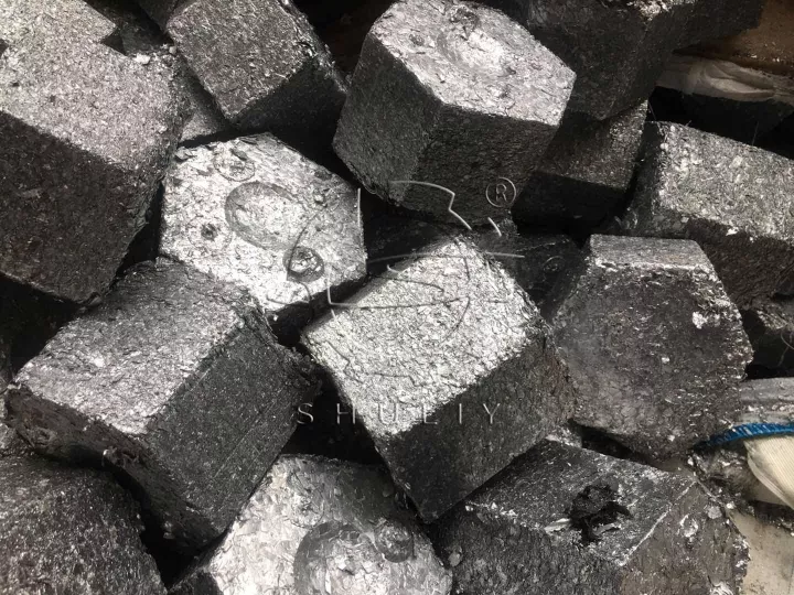 briquette de ferraille d'aluminium