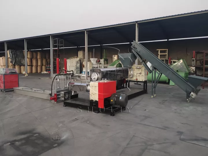 rigid plastic pelletizing line factory