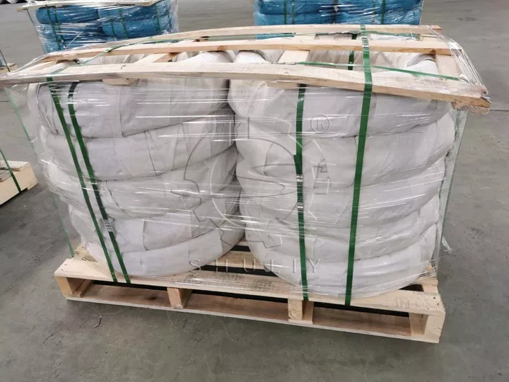 wire material packing site