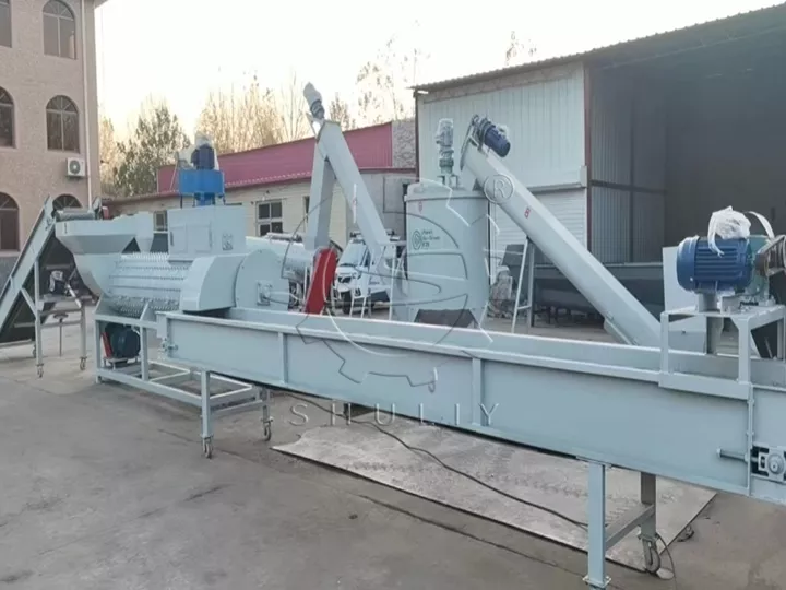 industrial PET flakes hot washing technology