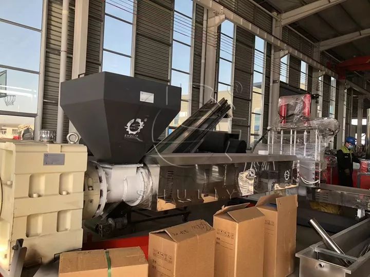 plastic recycling pelletizer machine